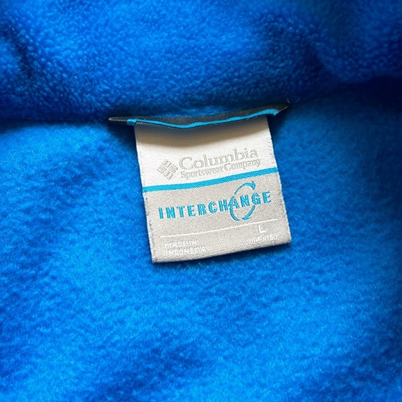 Columbia Fleece Zip Up, Large - Picture 4 of 4